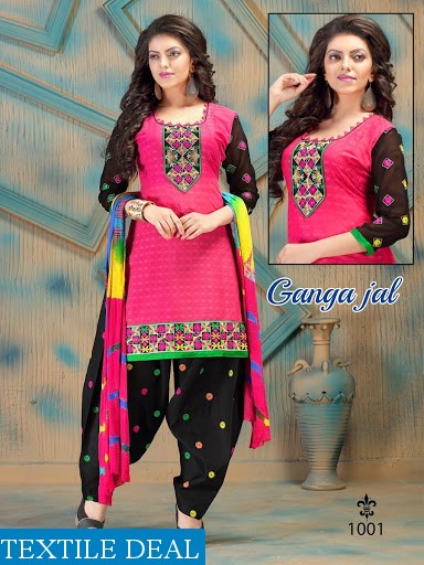 Gangajal work dress material